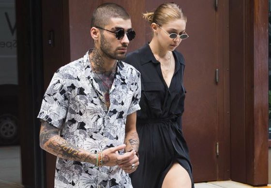 Джиджи Хадид на свидании с Зейном. На модели цепочка с именем бойфренда!