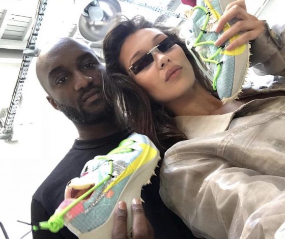 Белла Хадид показала новые кроссовки Off-White!