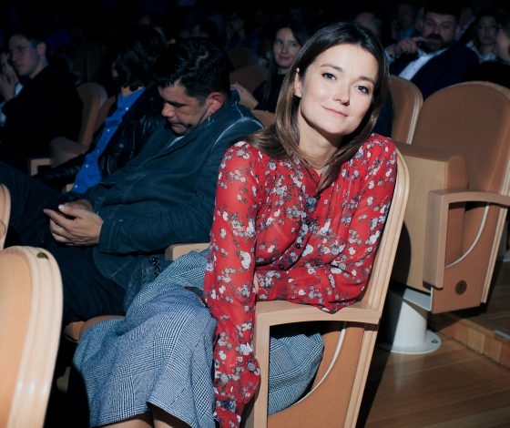 Надежда Михалкова, Марина Александрова и Алексей Чадов на презентации нового сезона телеканала ТВ-3