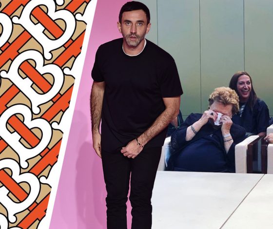 Это очень трогательно: мама дизайнера Burberry плачет после показа