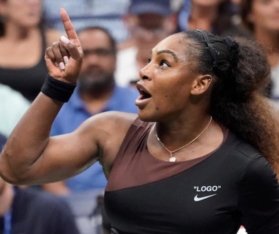 Серена Уильямс устроила истерику на корте!
