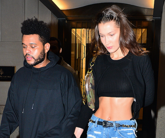 Наши любимые: The Weeknd и Белла Хадид гуляют по Нью-Йорку