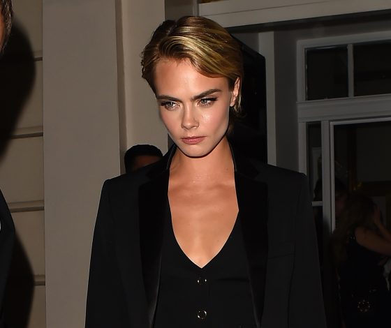 Такая красивая! Кара Делевинь на вечеринке Burberry в Лондоне