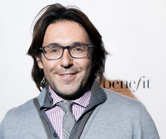 Андрей Малахов, Анна Меликян и Анастасия Меськова на презентации галереи Gallery Cart Art Foundation