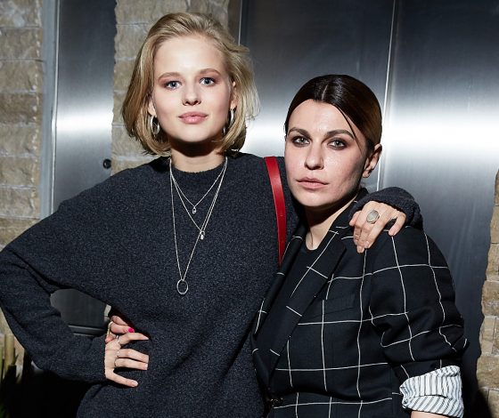 Саша Бортич, Микаэл Арамян и Тата Бондарчук на дне рождения главного редактора PEOPLETALK Оксаны Кравчук 