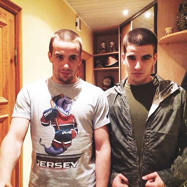 Федук с братом Кириллом