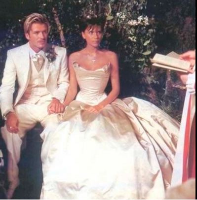 Свадьба Дэвида и Виктории Бекхэм, 1999
