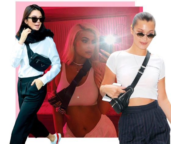 Как носить поясную сумку этой осенью? Точно не на поясе!