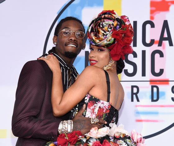 Ну какие красивые! Offset и Карди Би на красной дорожке MTV AMA-2018