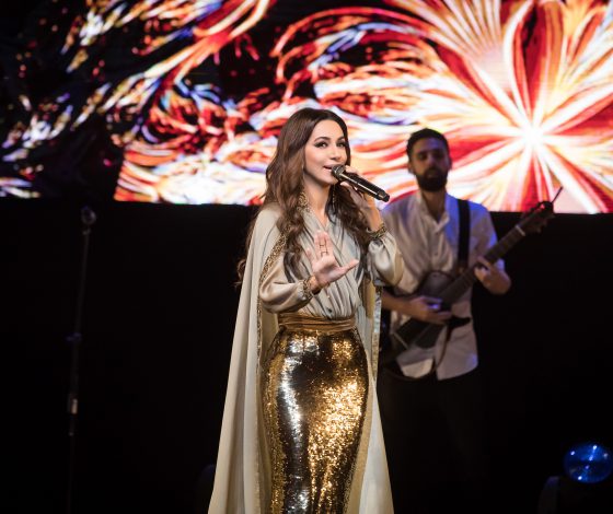Зара дала сольный концерт в Катаре