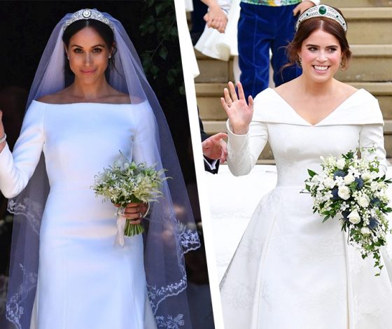 Битва платьев: Меган Маркл Vs. принцесса Евгения. Чье красивее?