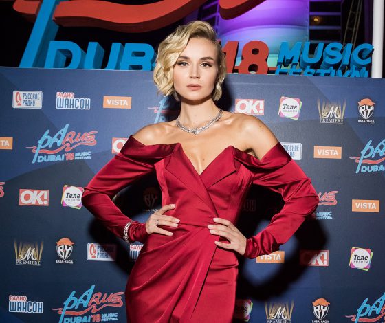 Полина Гагарина, Егор Крид и Вера Брежнева на фестивале PaRUS в Дубае