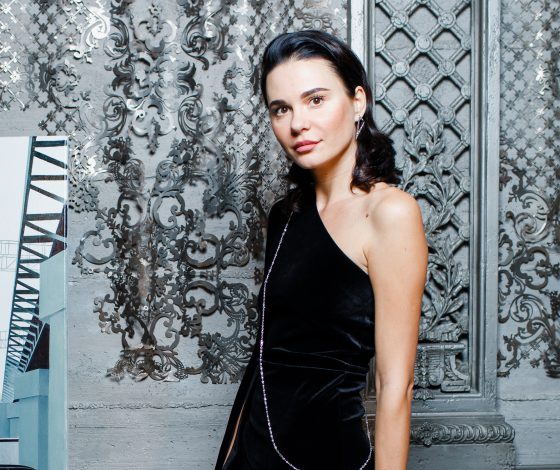 Надежда Миссбах, Евгения Линович и Оксана Бондаренко на ужине благотворительного фонда Untitled Foundation