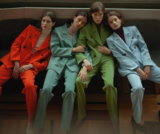 Идеальный базовый гардероб: кожаные тренчи, брючные костюмы и комбинации