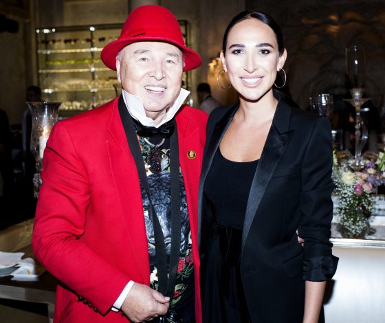 Вячеслав Зайцев, Лаура Джугелия и Жасмин на показе Anastasia Zadorina