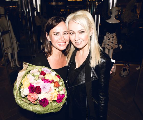 Яна Рудковская, Елена Летучая и Айза Анохина на презентации капсульной коллекции Ololol x Terekhov Girl