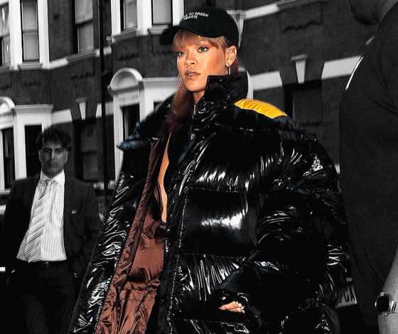 Топ-20 самых стильных черных пуховиков на зиму