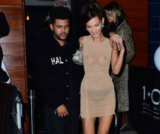 Сначала показ, потом свидание. Белла Хадид и The Weeknd гуляют по Нью-Йорку