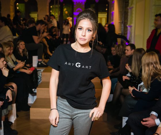 Юлия Барановская, Надежда Сысоева и Светлана Астахова на показе Natalia Gart