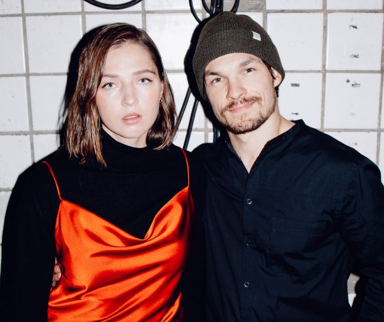 Уик Уайлд, Алена Заварзина и Илья Бачурин на вечеринке Absolut Creative Competition