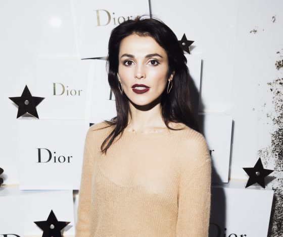 Сати Казанова, Рената Литвинова и Аглая Тарасова на рождественском коктейле Dior