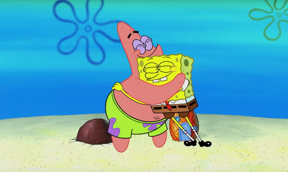 Spongebob patrick. Бикини Боттом Патрик. Губка Боб квадратные штаны Патрик. Патрик с мультика губка Боб.