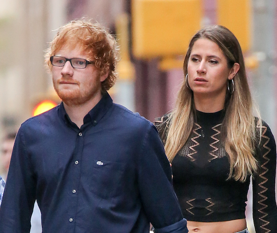 Редкий кадр: новое фото Эда Ширана с супругой