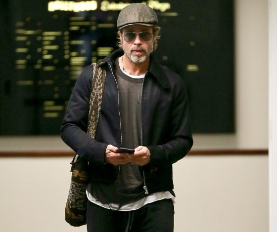 Давно мы его не видели! Брэд Питт замечен в Лос-Анджелесе