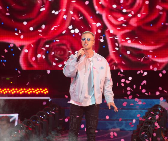 Егор Крид, Елена Темникова и Юлианна Караулова на SnowПати 4