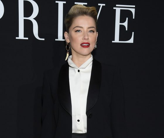 Эмбер Херд, Селин Дион и Ума Турман на показе Armani