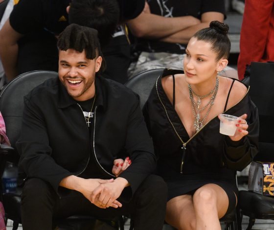 Ну куда же без нее! Белла Хадид на съемках клипа The Weeknd