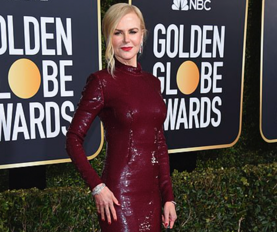 Она сияет! Николь Кидман в обтягивающем платье на «Золотом глобусе»