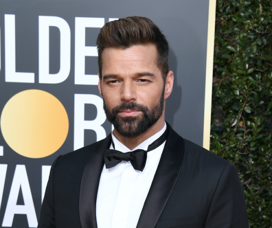 Новоиспеченный отец! Рики Мартин на «Золотом глобусе»