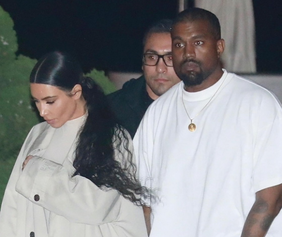 Семейный выход: Ким Кардашьян и Канье Уэст на дне рождения друга