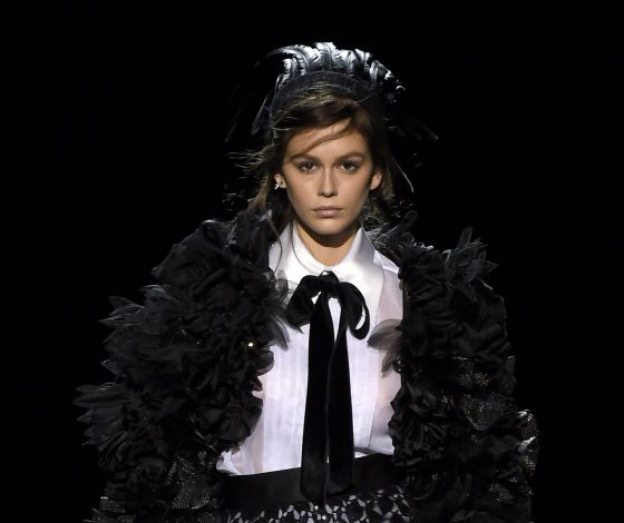 Кайя Гербер, Джиджи Хадид и Катя Клэп на показе Marc Jacobs в Нью-Йорке