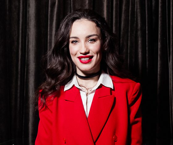 Виктория Дайнеко, Елена Летучая и Митя Фомин на презентации нового клипа Валерии