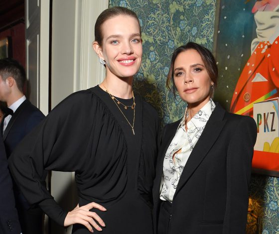 Виктория и Дэвид Бекхэм, Наталья Водянова и Люк Эванс на вечеринке Victoria Beckham x YouTube 