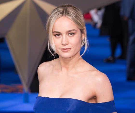 Бри Ларсон и Джуд Лоу на премьере «Капитан Марвел» в Лондоне