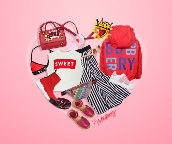 Очень мило: топ детских вещей с крутыми принтами ко Дню святого Валентина