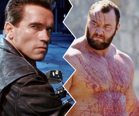 Вот это встреча! Терминатор встретился с Горой из «Игры престолов»