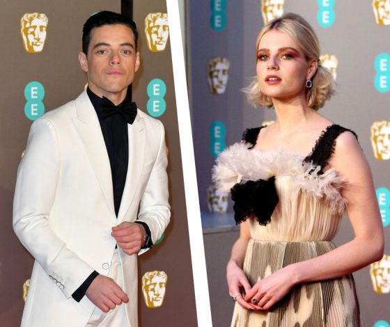 Рами Малек и Люси Бойнтон на премии BAFTA. Пара вышла не вместе!