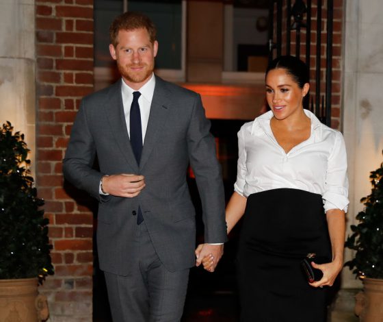 Какая же она красивая! Меган Маркл и принц Гарри на премии в Лондоне