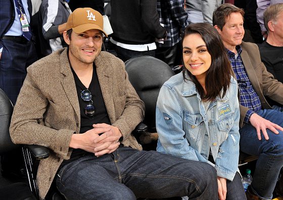 Редкое фото: Эштон Кутчер опубликовал поцелуй с Милой Кунис