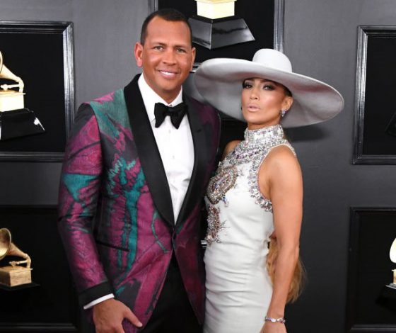 Лучшие! Дженнифер Лопес и Алекс Родригес на «Грэмми-2019»