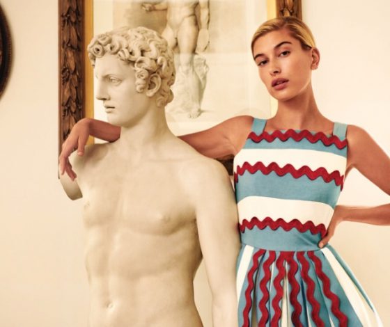 Очень красивая Хейли Бибер в новой рекламной кампании Max Mara