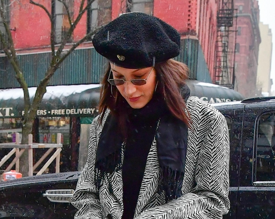 Идеальный зимний образ! Новый выход Беллы Хадид