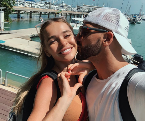 Какая красивая пара! Очень много новых фото Анны Хилькевич с мужем