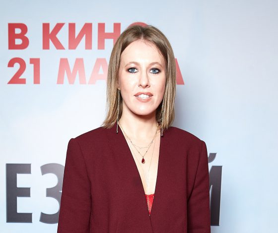 Ксения Собчак, Константин Богомолов, Федор Бондарчук и Паулина Андреева на премьере фильма «Трезвый водитель»