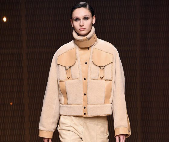 Неделя моды в Париже: идеальная дубленка на показе Hermes