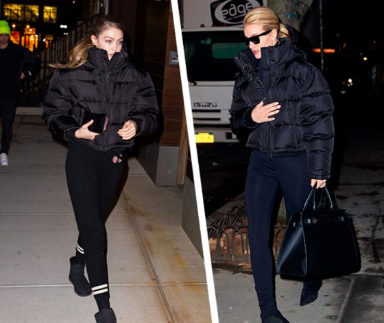 Любимый пуховик Джиджи Хадид и Роузи Хантингтон-Уайтли! Где купить?